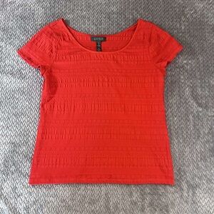 Women’s Lauren Ralph Lauren Red Short Sleeve Top Size Extra Large